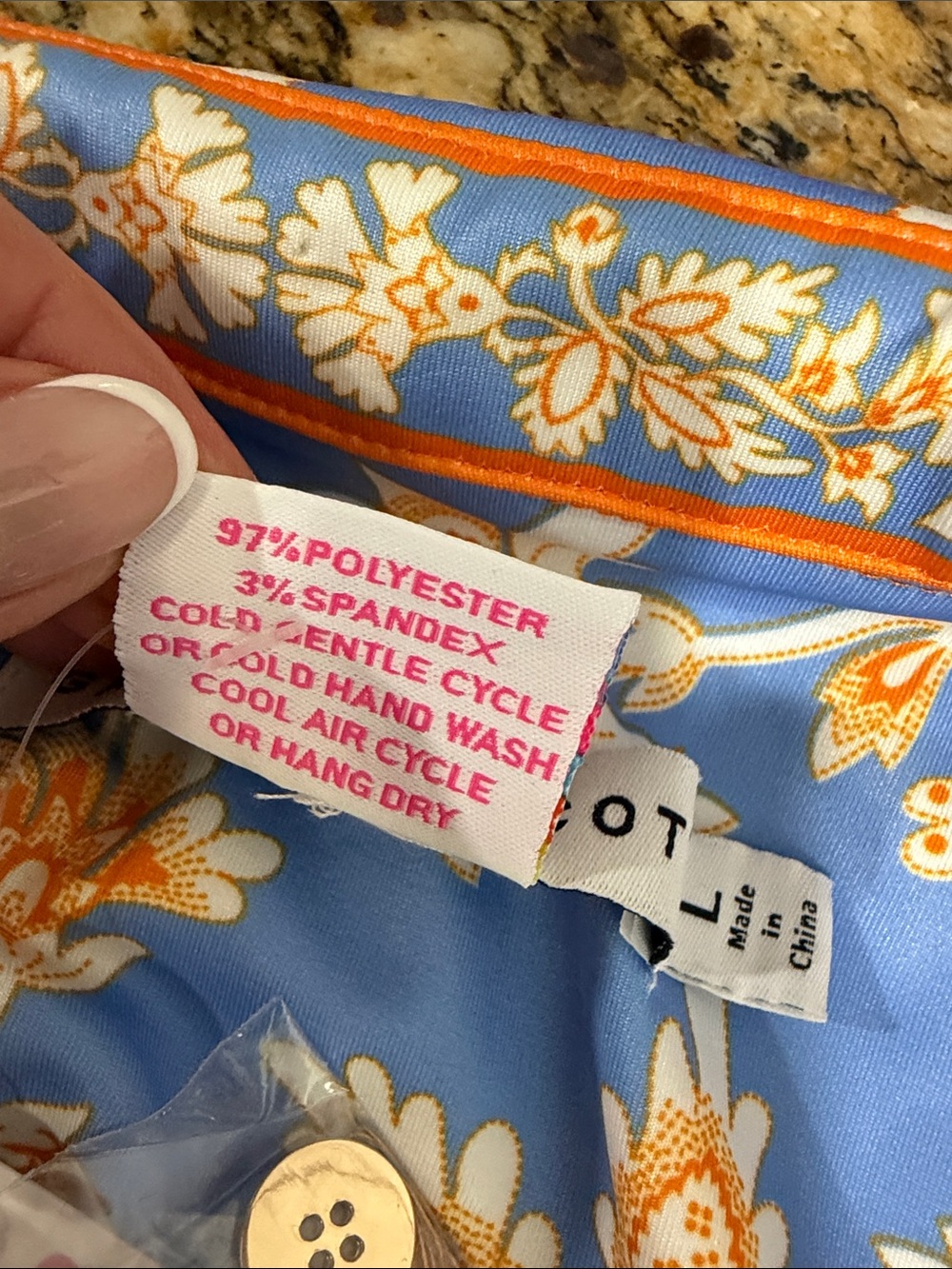 NWT Gretchen Scott Twist and Shout Floral Knee Length Dress Periwinkle Size L - Picture 7 of 10